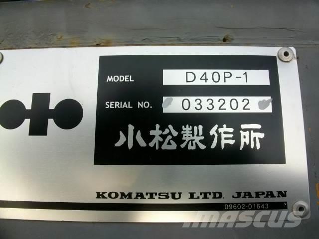 Komatsu D 40 P Paletli dozerler