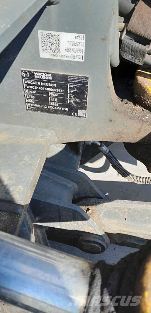 Wacker Neuson ET 65 Paletli ekskavatörler