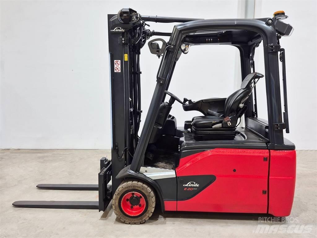 Linde E20L 02 386 Elektrikli forkliftler