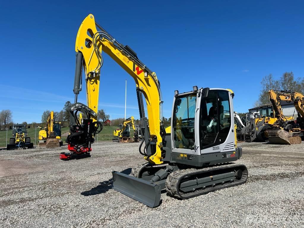 Wacker Neuson ET65 Mini ekskavatörler, 7 tona dek