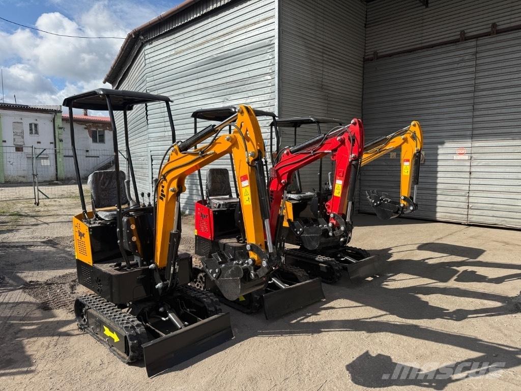 JPC HT 12 Mini ekskavatörler, 7 tona dek