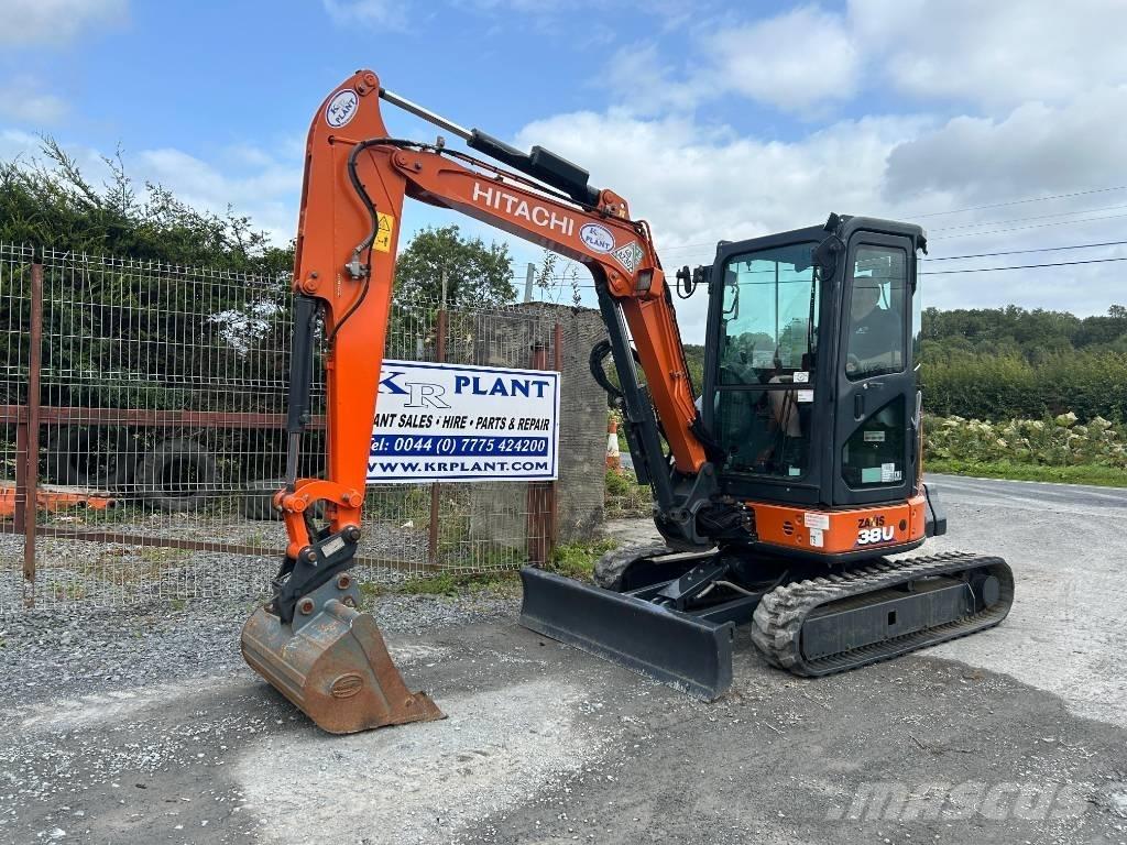 Hitachi ZX 38 U-6 Mini ekskavatörler, 7 tona dek