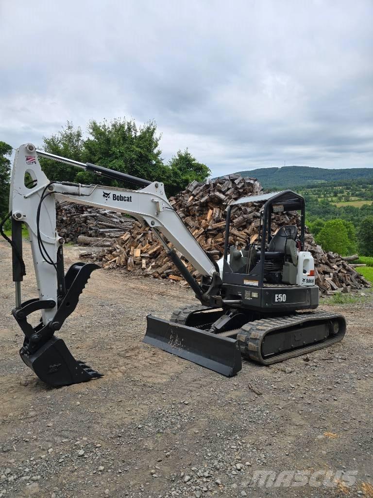Bobcat E 50 Mini ekskavatörler, 7 tona dek