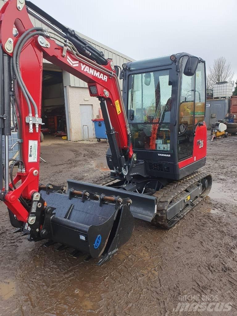 Yanmar SV26 Mini ekskavatörler, 7 tona dek