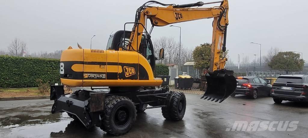 JCB JS 145 W Lastik tekerli ekskavatörler