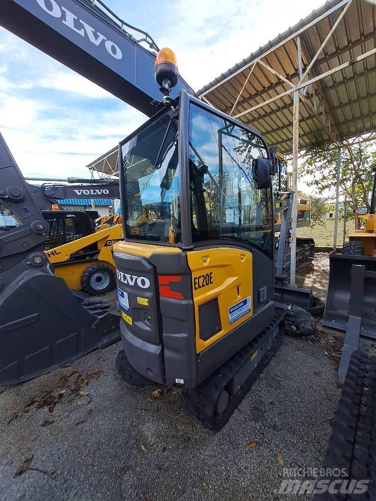 Volvo EC20E Mini ekskavatörler, 7 tona dek