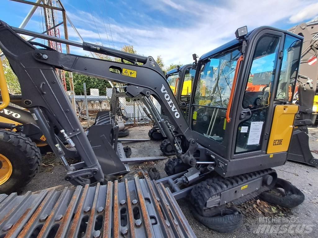 Volvo EC20E Mini ekskavatörler, 7 tona dek