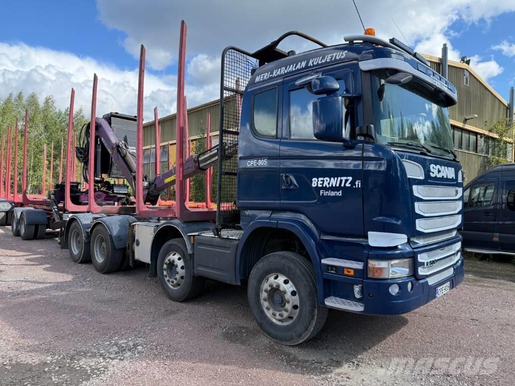 Scania R 580 Tomruk kamyonlari