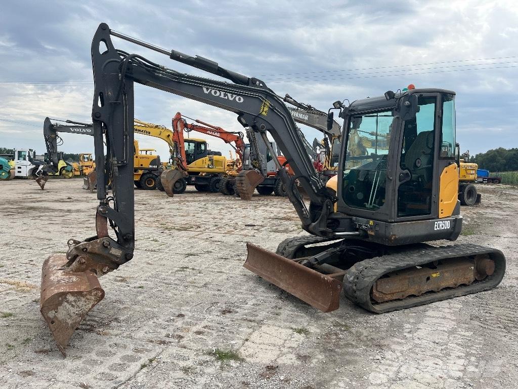Volvo ECR 50 D Mini ekskavatörler, 7 tona dek