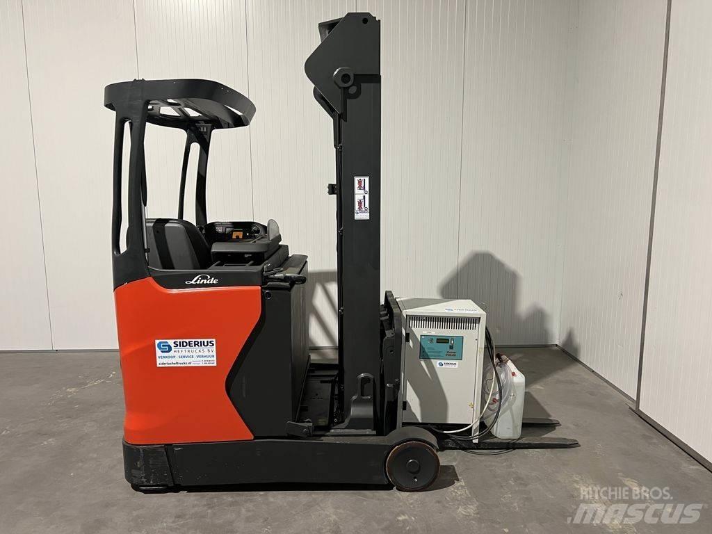 Linde R14 Reach truck - depo içi istif araçları