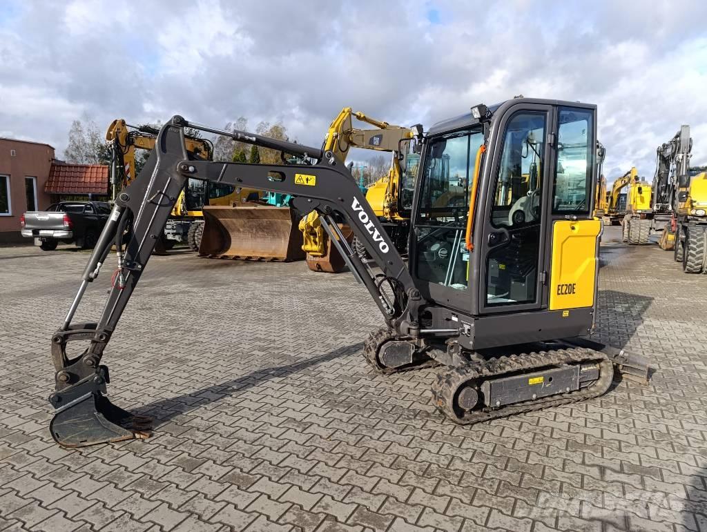 Volvo EC 20 Mini ekskavatörler, 7 tona dek