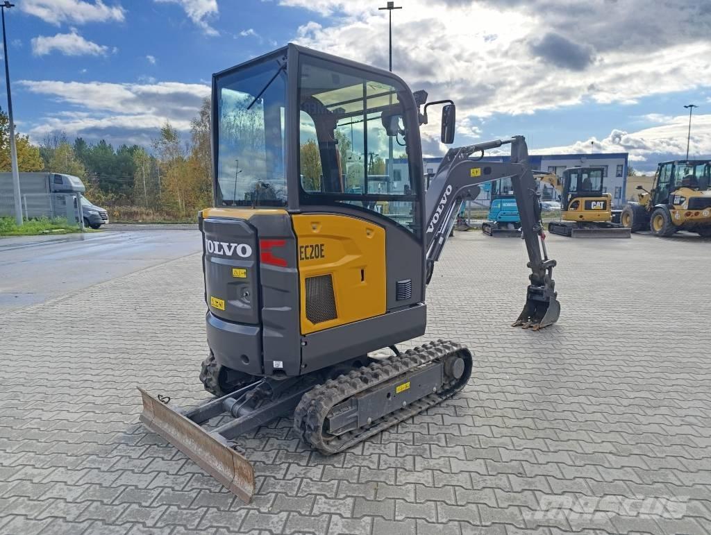 Volvo EC 20 Mini ekskavatörler, 7 tona dek