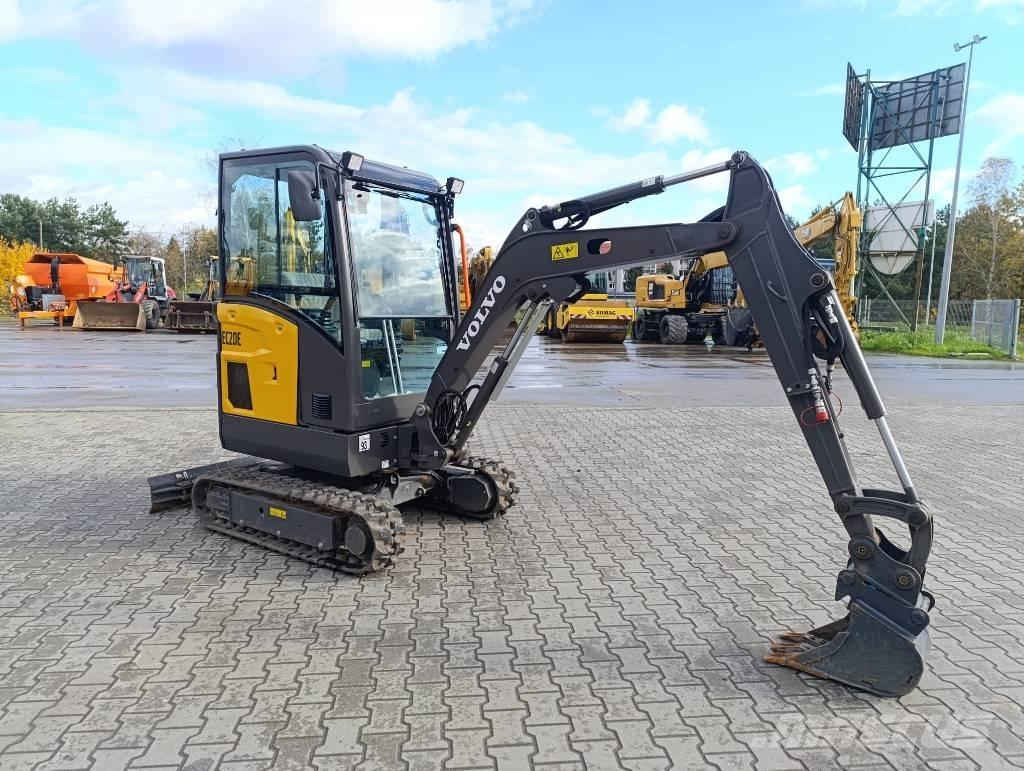 Volvo EC 20 Mini ekskavatörler, 7 tona dek