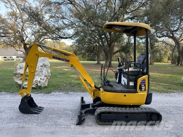 Komatsu PC18MR-2 Mini ekskavatörler, 7 tona dek