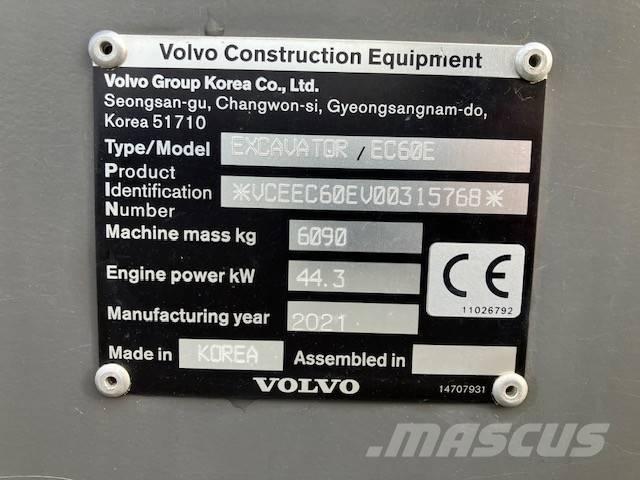 Volvo EC 60 E Paletli ekskavatörler