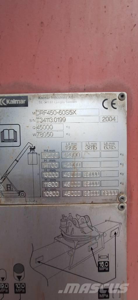 Kalmar DRF450-60S5X Konteyner istifleyiciler - reach stacker