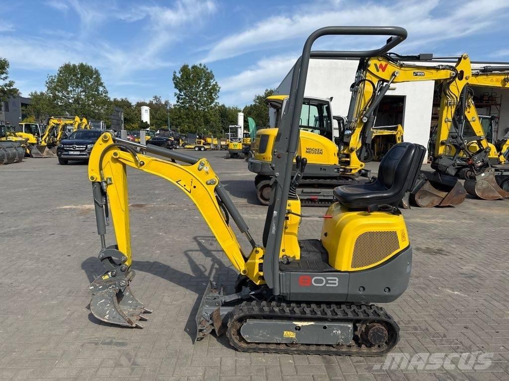 Wacker Neuson 803 Paletli ekskavatörler