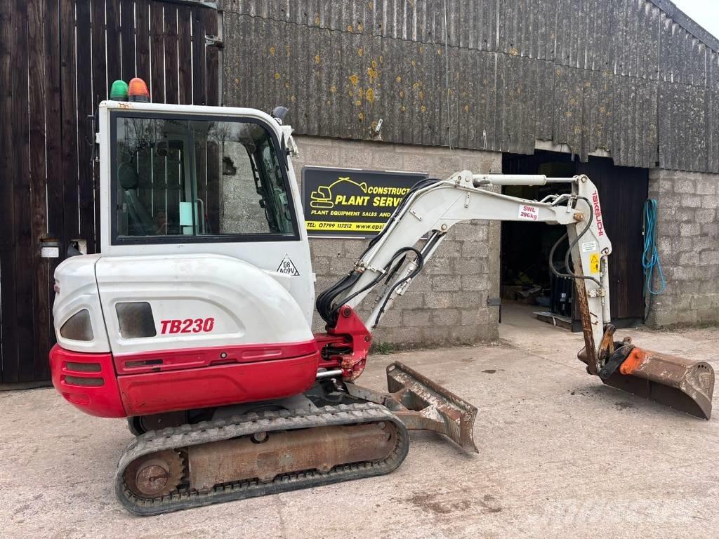Takeuchi TB 230 Mini ekskavatörler, 7 tona dek