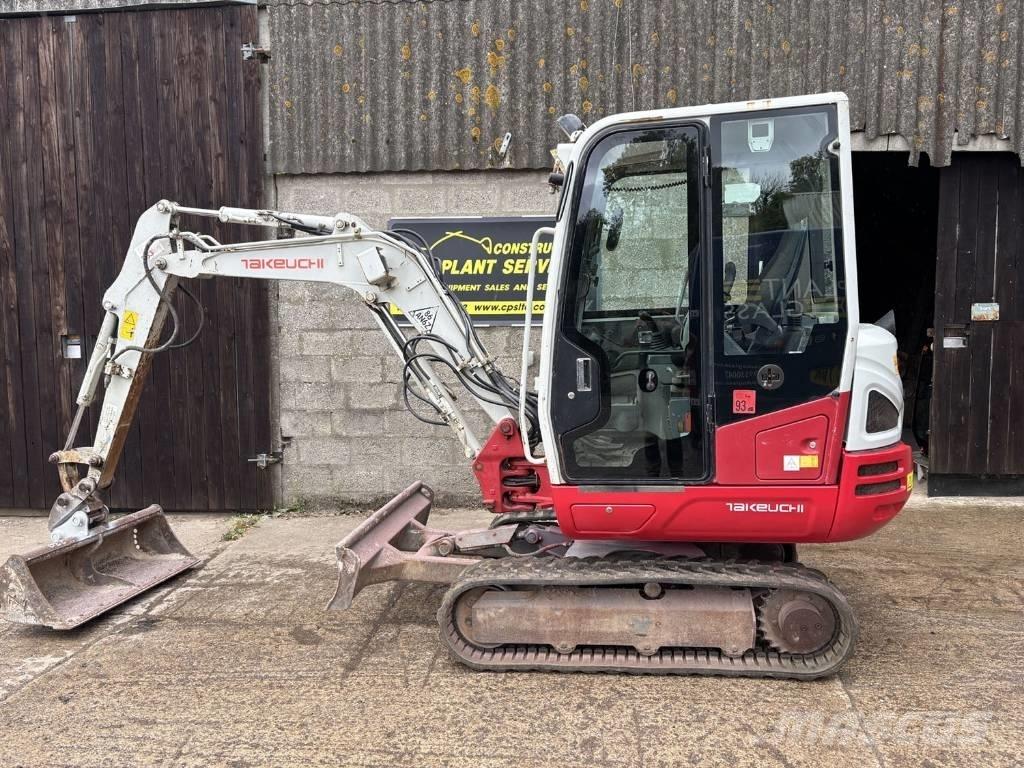 Takeuchi TB 230 Mini ekskavatörler, 7 tona dek