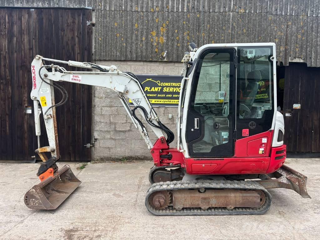 Takeuchi TB 230 Mini ekskavatörler, 7 tona dek
