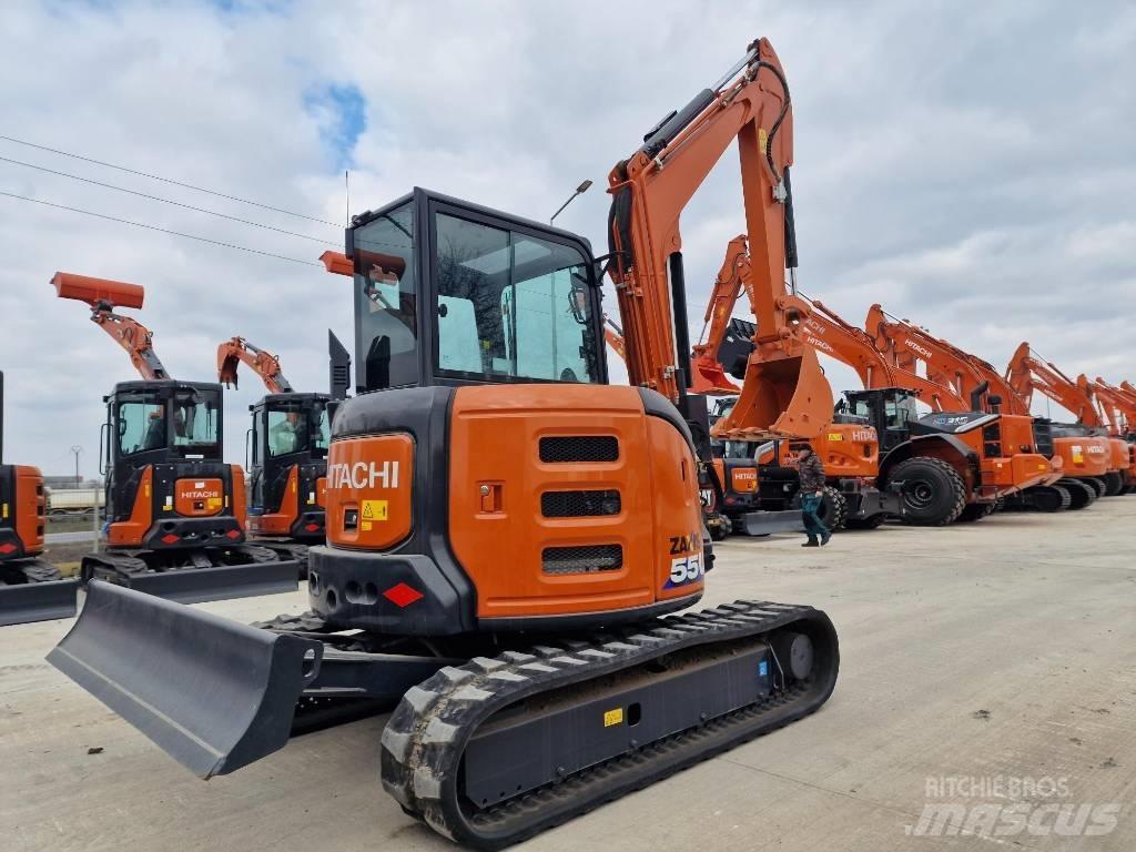 Hitachi ZX55U-6 Mini ekskavatörler, 7 tona dek