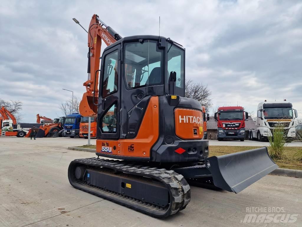 Hitachi ZX55U-6 Mini ekskavatörler, 7 tona dek