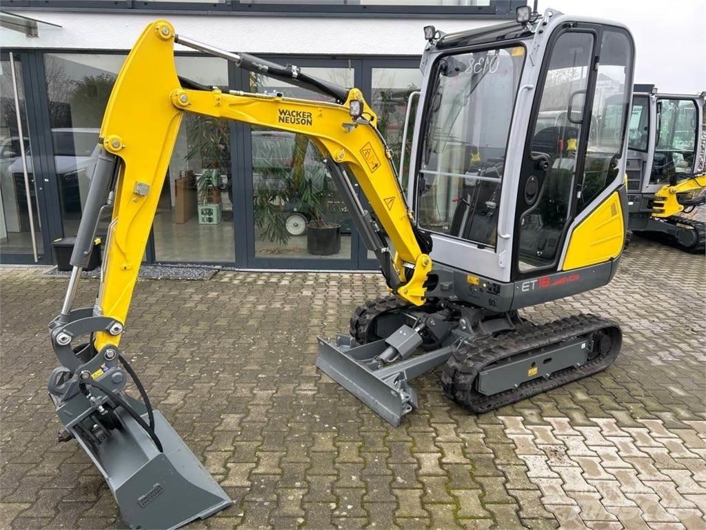Wacker Neuson ET18 Paletli ekskavatörler