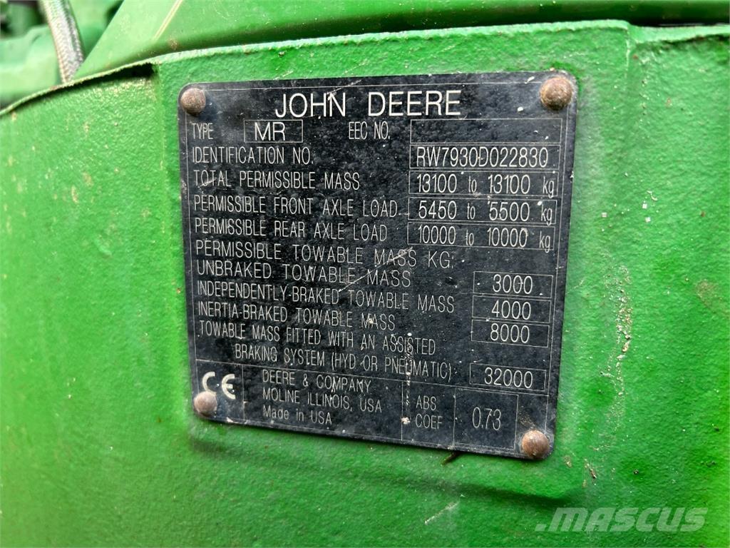 John Deere 7930 Traktörler