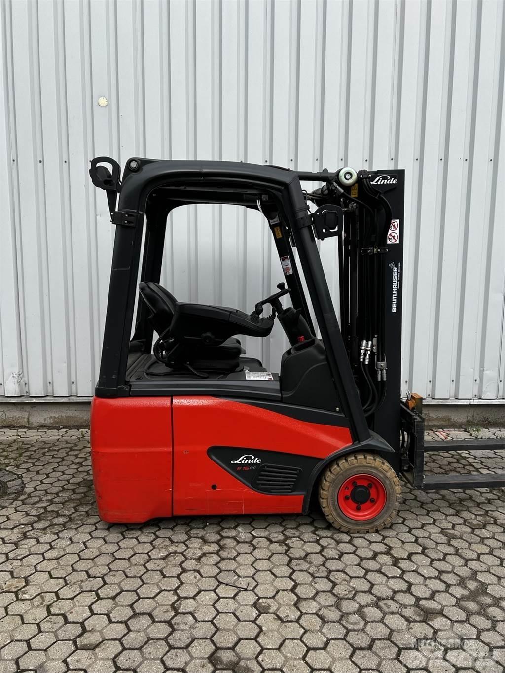 Linde E16C Elektrikli forkliftler