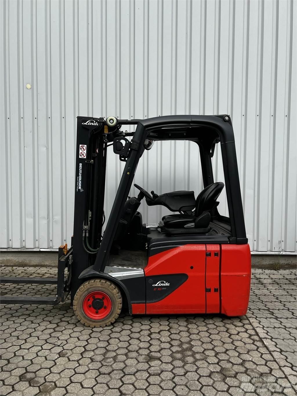Linde E16C Elektrikli forkliftler