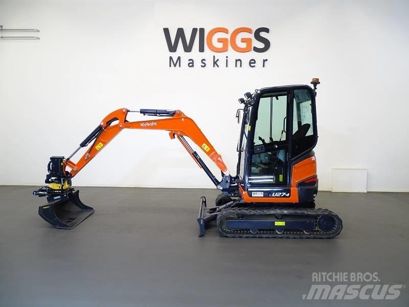 Kubota U 27-4 Mini ekskavatörler, 7 tona dek