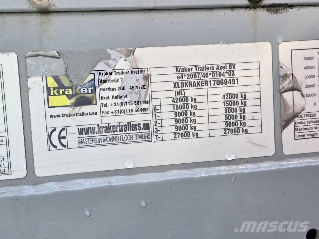Kraker CF-200 Kayar zemin yarı römorklar