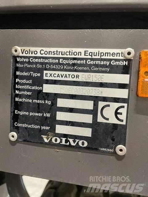 Volvo EWR150E Lastik tekerli ekskavatörler