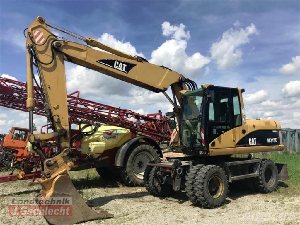 CAT m 315c Lastik tekerli ekskavatörler