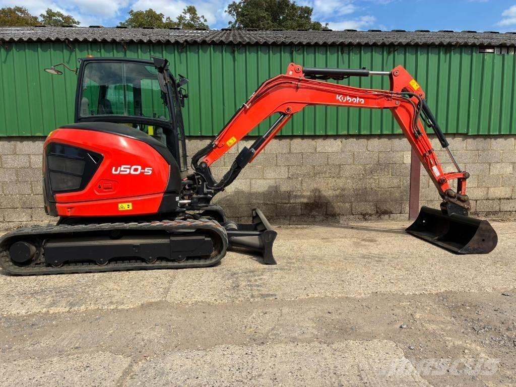 Kubota U 50-5 Mini ekskavatörler, 7 tona dek