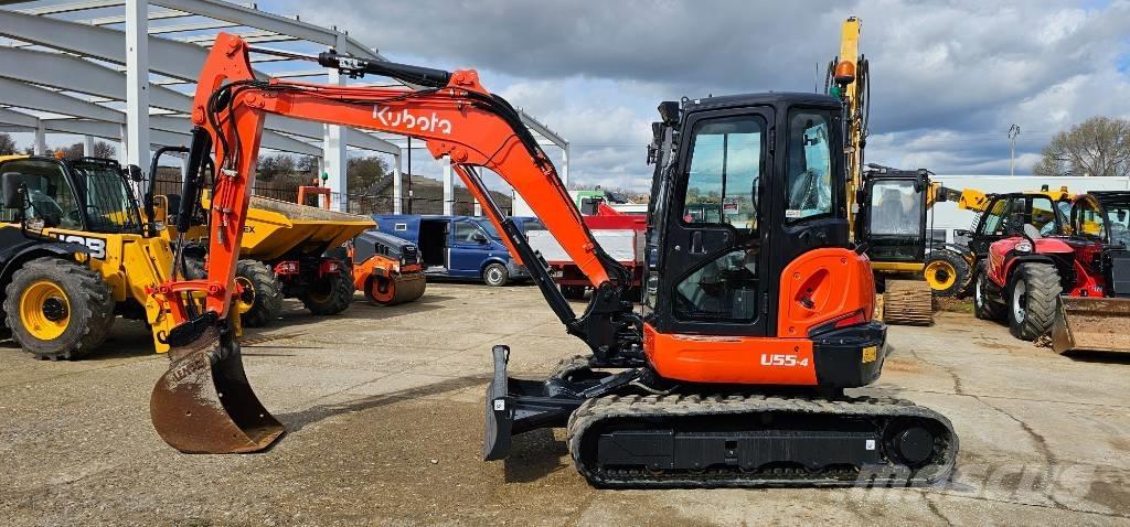 Kubota U 55 Mini ekskavatörler, 7 tona dek