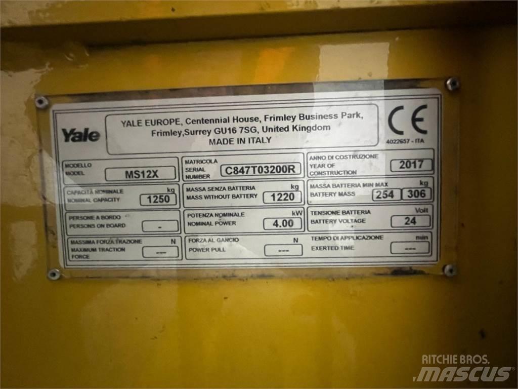 Yale MS12X Yaya kumandali istif makinasi