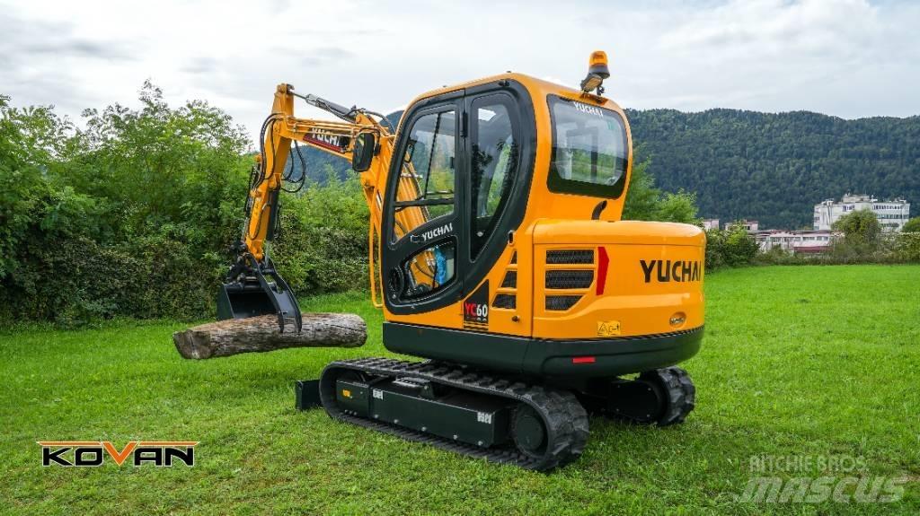 Yuchai YC60 PREMIUM Mini ekskavatörler, 7 tona dek