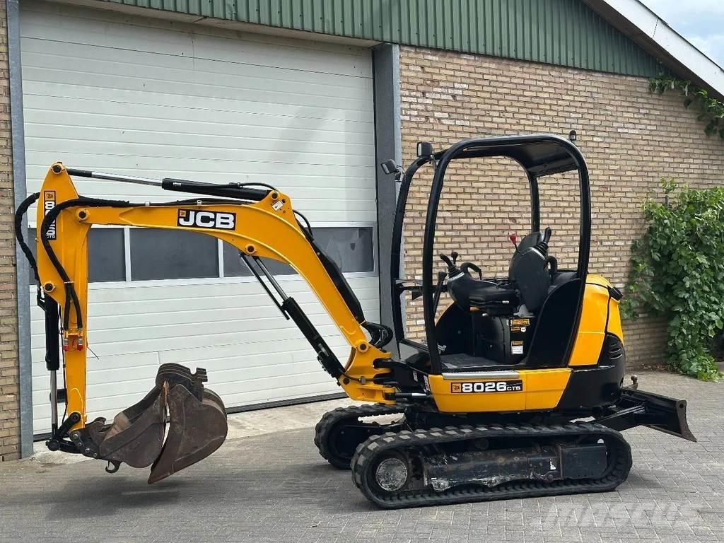 JCB 8026 Mini ekskavatörler, 7 tona dek