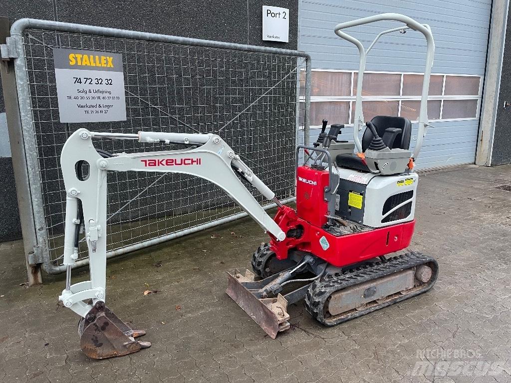 Takeuchi TB210R Mini ekskavatörler, 7 tona dek