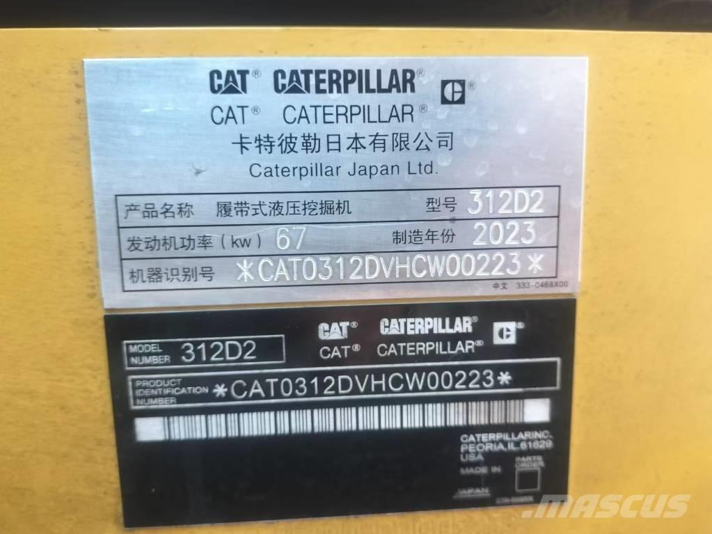 CAT 312 D Paletli ekskavatörler