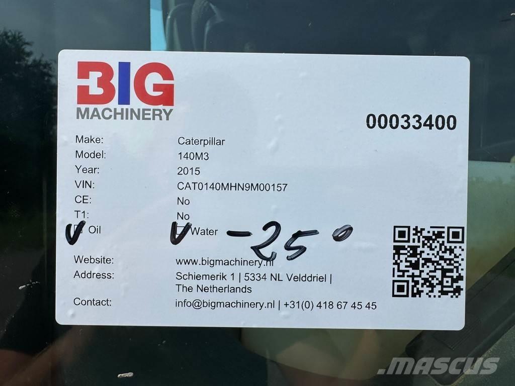 CAT 140M3 Greyderler