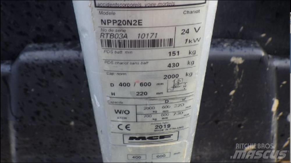 CAT NPP 20 N2E Düsük seviye kaldirici