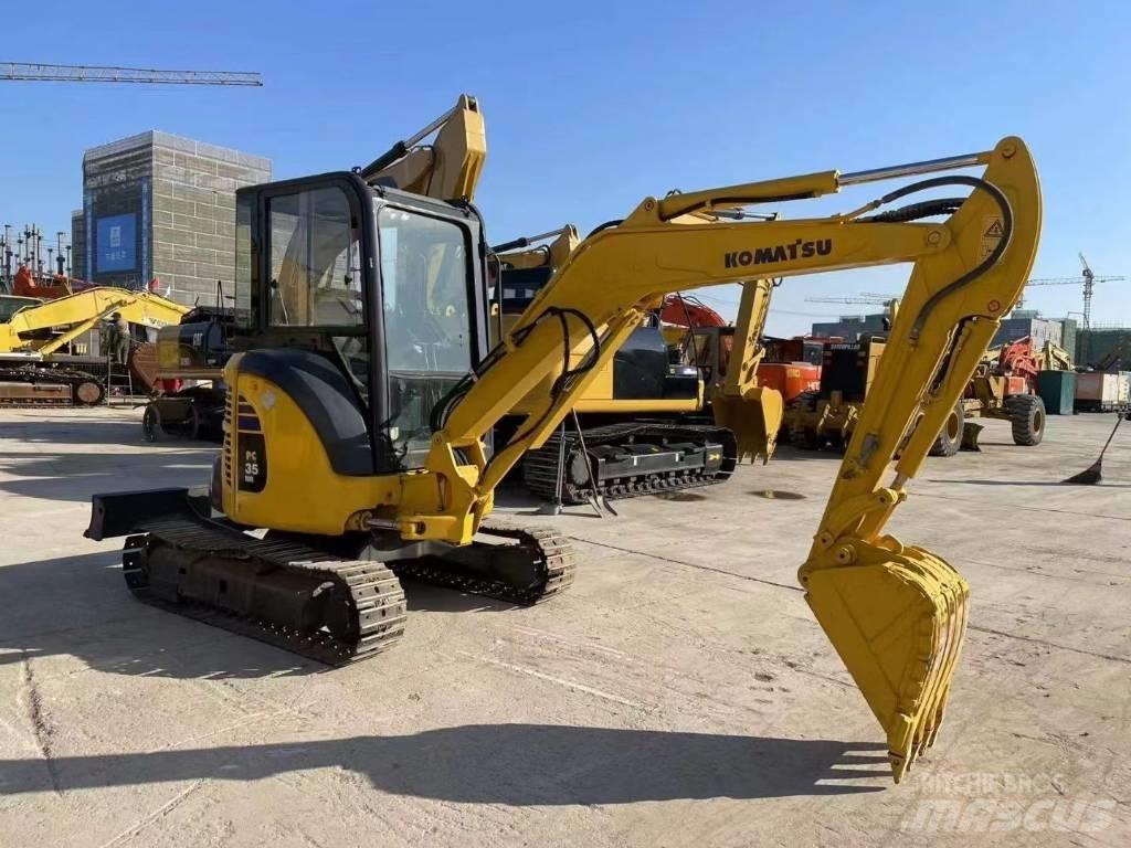 Komatsu PC 35 Mini ekskavatörler, 7 tona dek