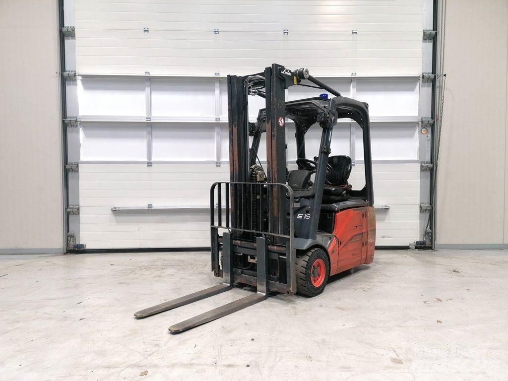 Linde E16C-01 Elektrikli forkliftler