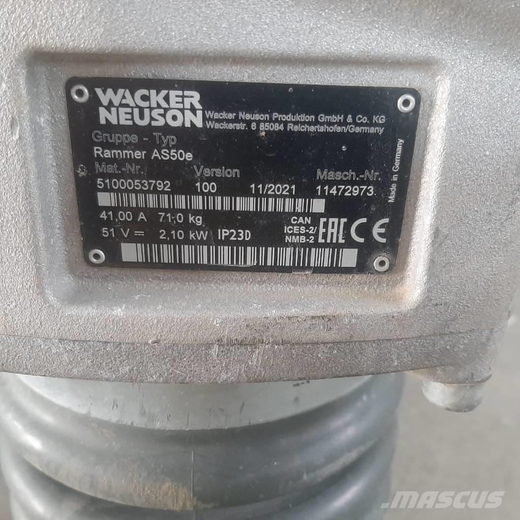 Wacker Neuson AS 50e Sıkıştırma tokmakları