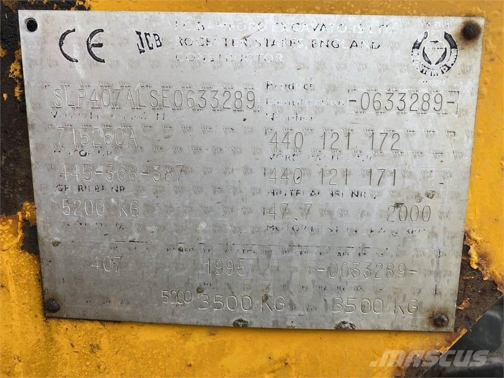 JCB 407 Çok amaçlı yükleyiciler