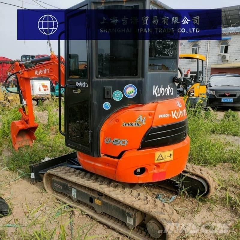 Kubota U 20 Mini ekskavatörler, 7 tona dek