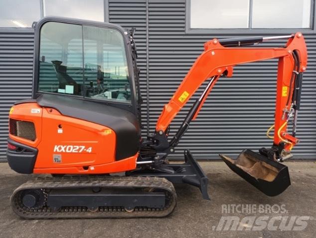Kubota kx027-4 Mini ekskavatörler, 7 tona dek