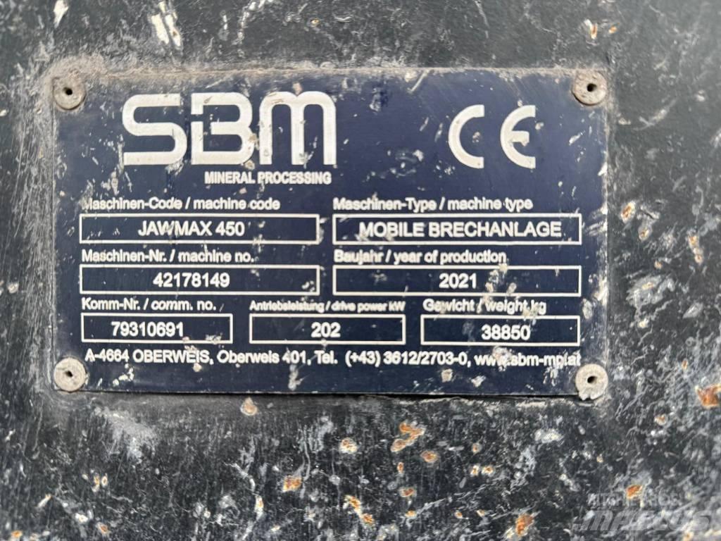SBM Jawmax 450 Gezer kırıcılar